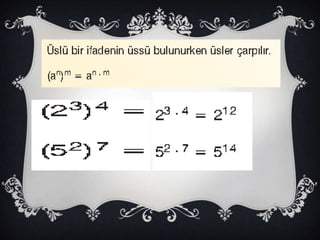 8.SINIF - ÜSLÜ SAYILAR 2 (SLAYT)