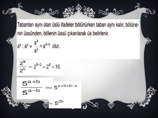 8.SINIF - ÜSLÜ SAYILAR 2 (SLAYT)