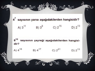 8.SINIF - ÜSLÜ SAYILAR 2 (SLAYT)