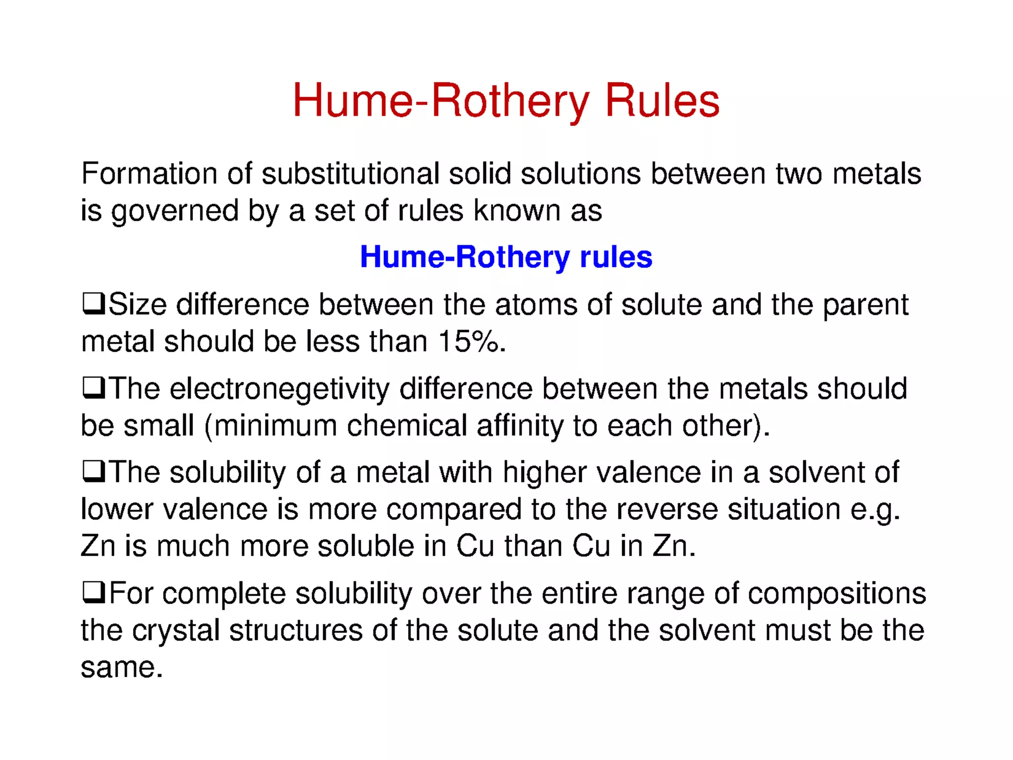 MAterial science -- solid solutions