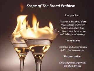 Scope of The Broad Problem
 