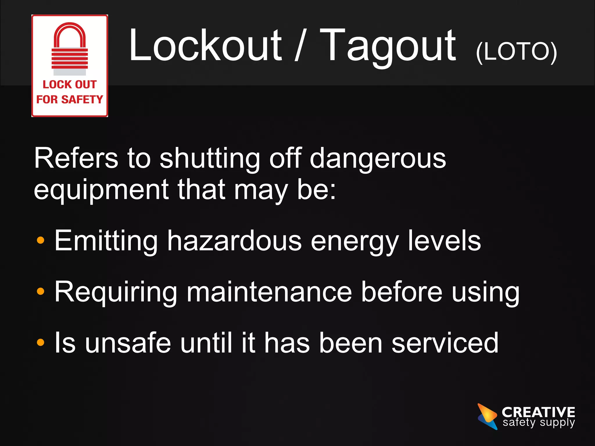 8 steps-to-ensure-proper-lockout-tagout | PPT