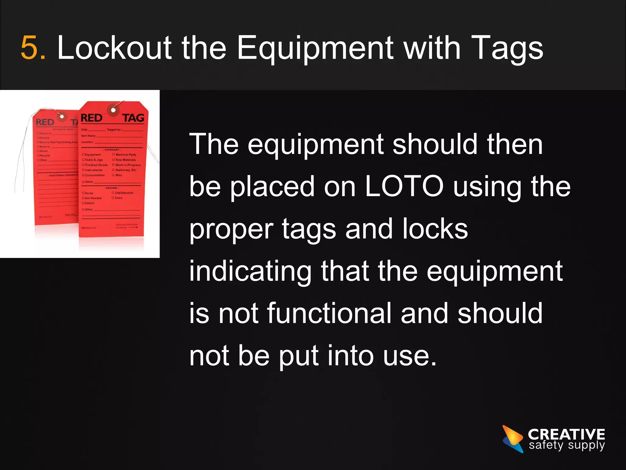 8 steps-to-ensure-proper-lockout-tagout | PPT
