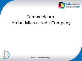 Tamweelcom  Jordan Micro-credit Company  