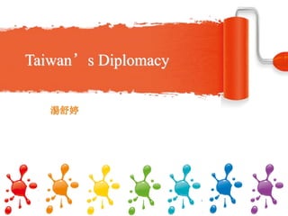 Taiwan’s Diplomacy
湯舒婷
 