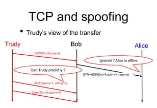 Part 8 : TCP and Congestion control