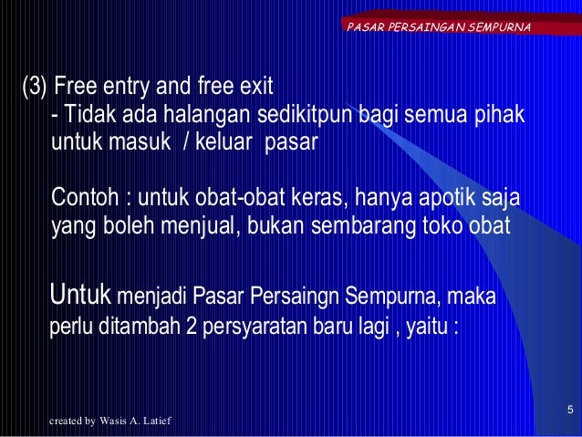 Teori Usaha Ekonomi Mikro