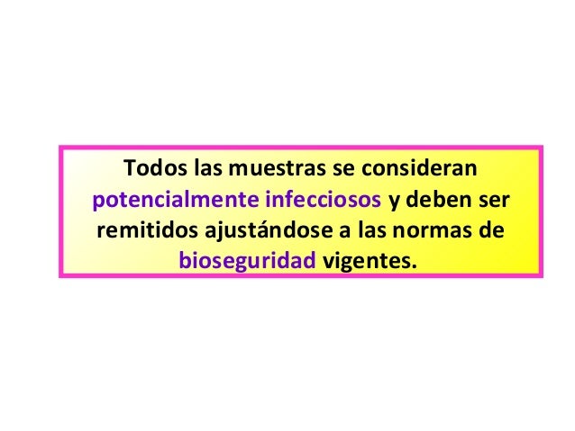 Los análisis a los parásitos en infeccioso