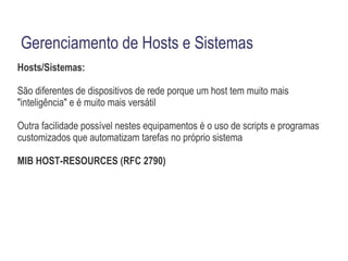 Novidades com relação a SNMP SMUX – SNMP Multiplexing 
