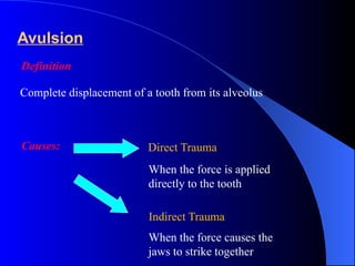 Trauma to Teeth and Facial Structures.pptx