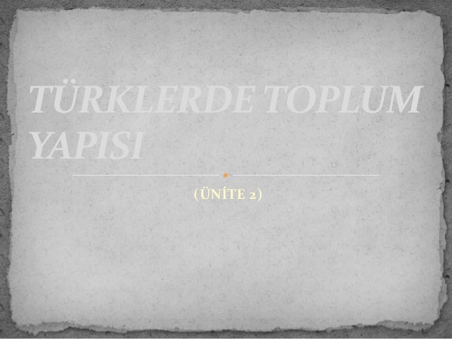 Klasik Donem Osmanli Toplum Yapisi Ppt Video Online Indir