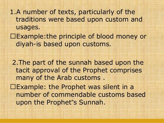 Introduction To Usul Fiqh Uruf As A Source Of Law