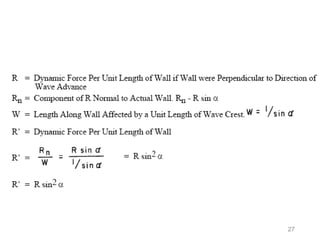 Comprehensive Analysis of Wave Forces on Vertical Coastal Walls | PPTX