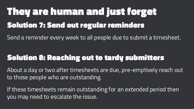 timesheets