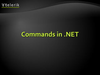 Commands in .NET 
