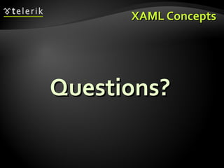 XAML Concepts 