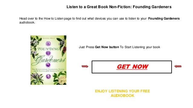 32 Best Pictures Free Audiobooks Apple / Founding Gardeners ( free books online ) : free apple ...
