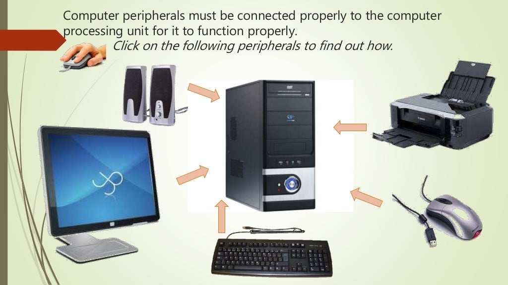 80 demonstrate how to connect properly computer peripherals