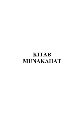 727
KITAB
MUNAKAHAT
 