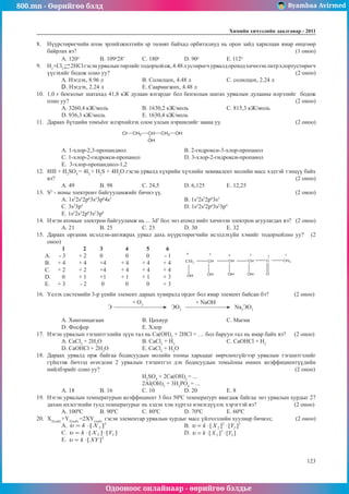 800.mn - 2011 Хими ЭЕШ by byambaa avirmed | PDF