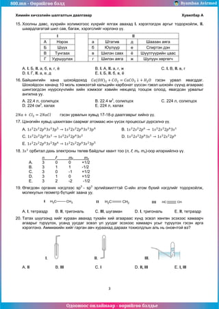 800.mn 2014 chemistry a by byambaa avirmed | PDF