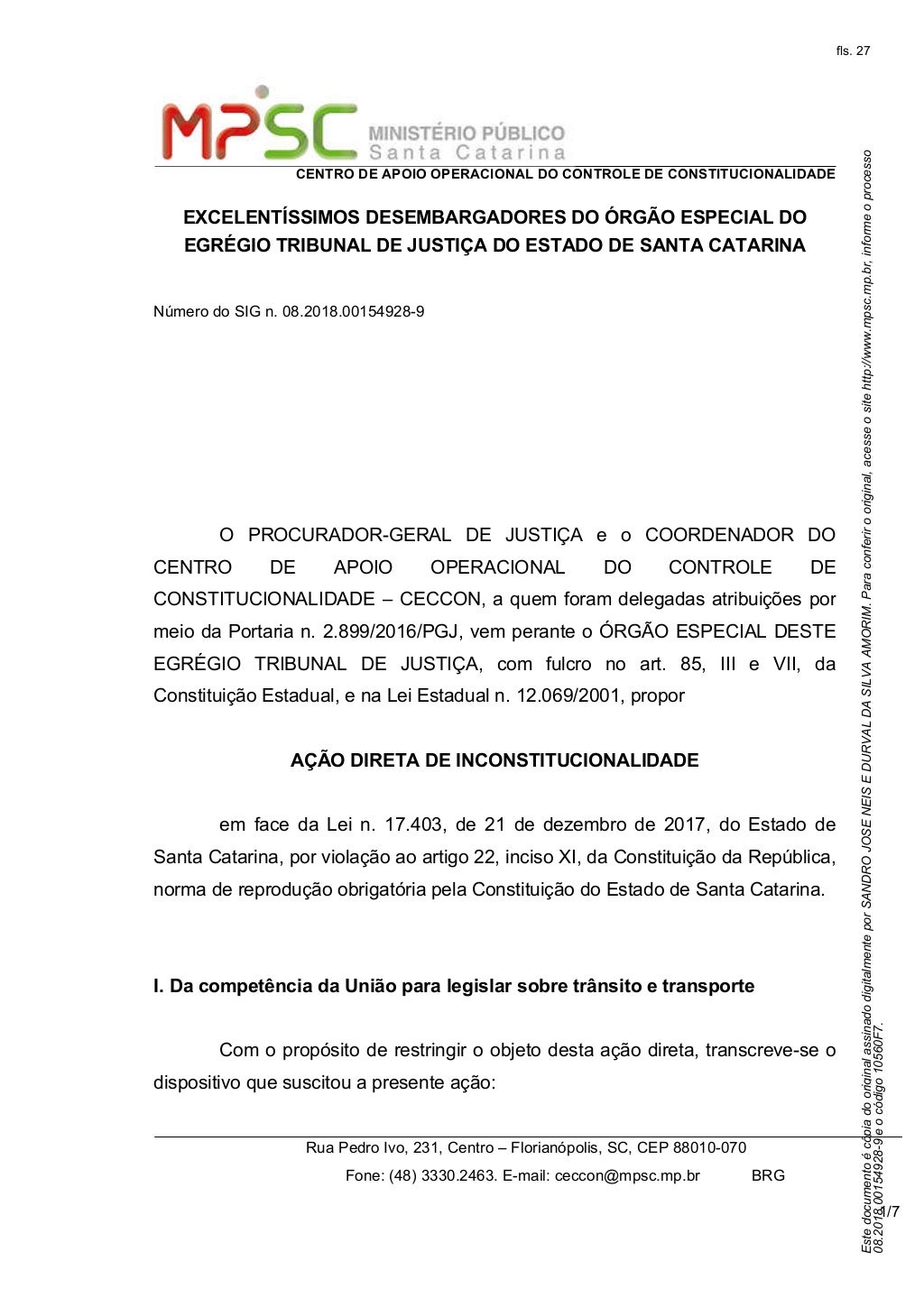 Ação Direta de Inconstitucionalidade