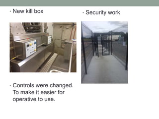 • New kill box
• Controls were changed.
To make it easier for
operative to use.
• Security work
 