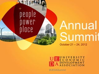 Annual
      Summit
       October 21 – 24, 2012




#UEDASummit
 