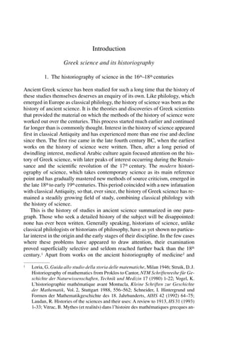 The origin of the history of science in classical antiquity 1st Edition ...