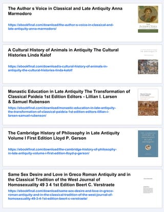 The origin of the history of science in classical antiquity 1st Edition ...