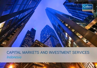 CAPITAL MARKETS AND INVESTMENT SERVICES
Indonesia
 