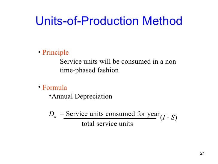 8013 lecture depreciation depreciation formula