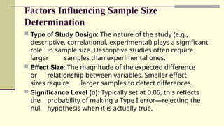 Comprehensive Guide to Sample Size Determination in Nursing Research | PPTX