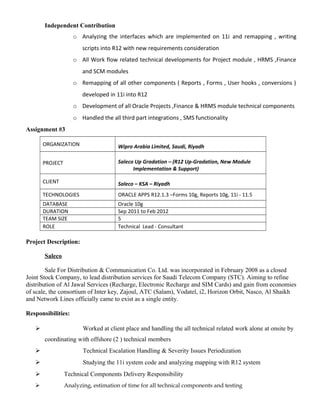Remap Writing Praveen Kumar Raju Oracle HRMS Techno Functional Consultant | DOC
