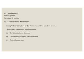 SEX DETERMINATION THEORIES investigatoey project | PDF