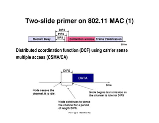 Two-slide primer on 802.11 MAC (1)



6                     (             16 * / 3
)   &   &     1* #   8* 3




                            AirTight Networks
 