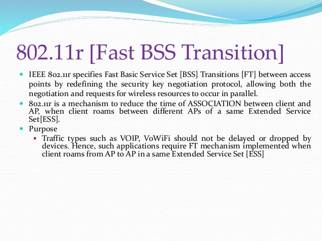 802 11r explained 802 11 r