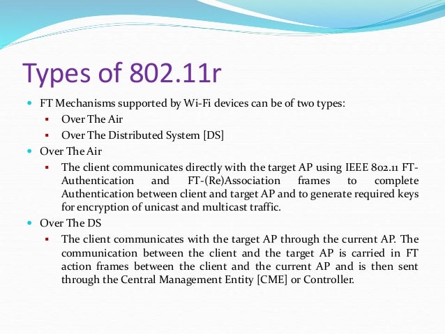 802 11r explained 802 11 r