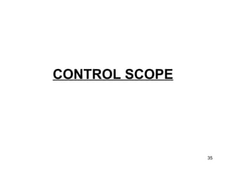 CONTROL SCOPE 