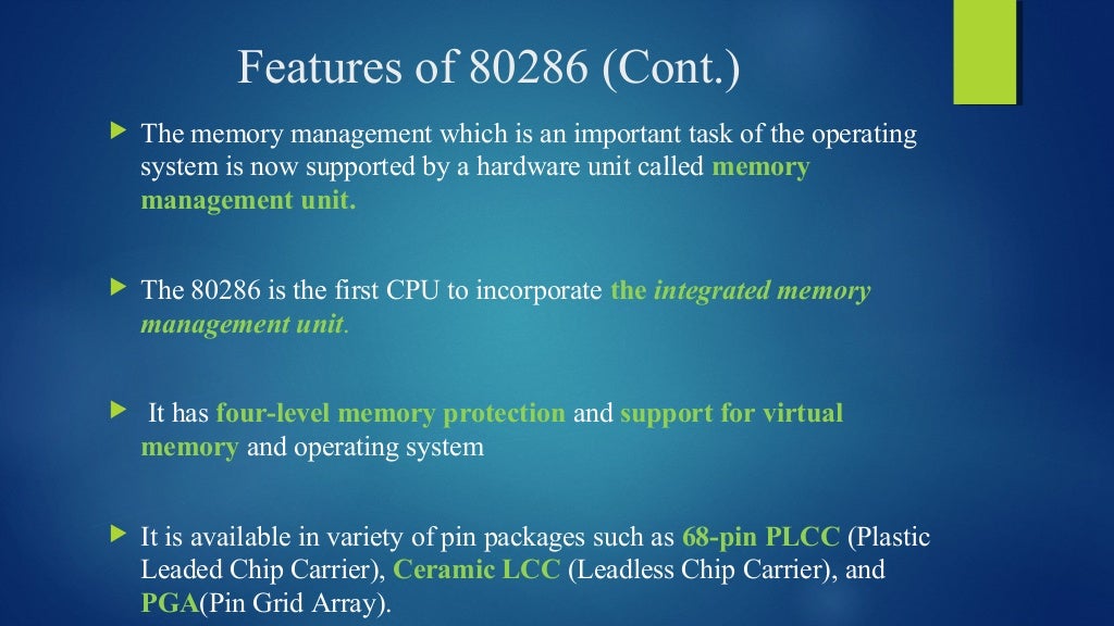 80286 microprocessor
