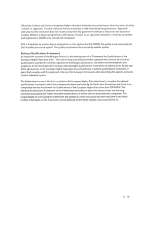 Master Diploma (VU Amsterdam)