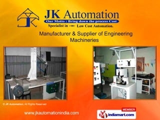 Manufacturer & Supplier of Engineering
            Machineries
 