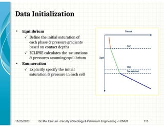 Practice for petroelum reservoir simulation using Eclipse Software | PPTX