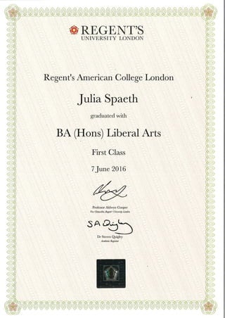 Julia UK Diploma