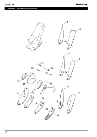 Horsch Terrano FX parts catalog
