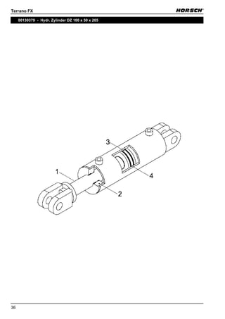Horsch Terrano FX parts catalog