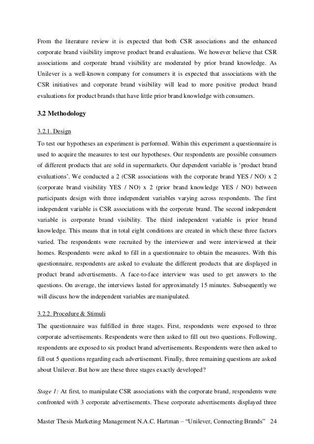 Master in Biomanagement, Jakarta, Indonesia master thesis marketing management