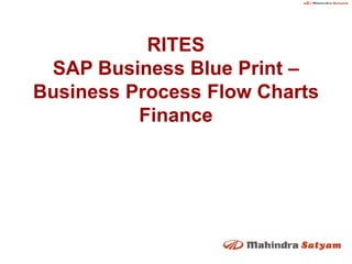 RITES
SAP Business Blue Print –
Business Process Flow Charts
Finance
 
