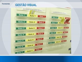 Ferramentas
90
GESTÃO VISUAL
 