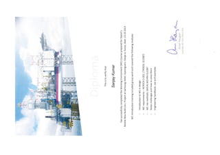 Statoil Certificate-WEAL